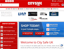 Tablet Screenshot of citysafeuk.com